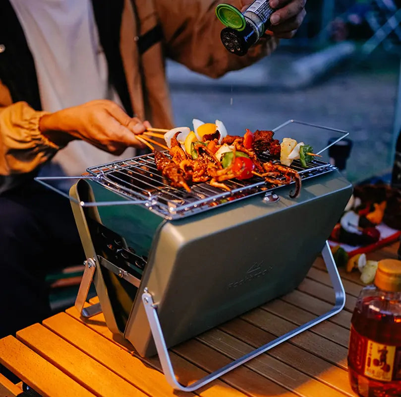Portable BBQ Stove Folding  Grill Wonders Emporium Shop