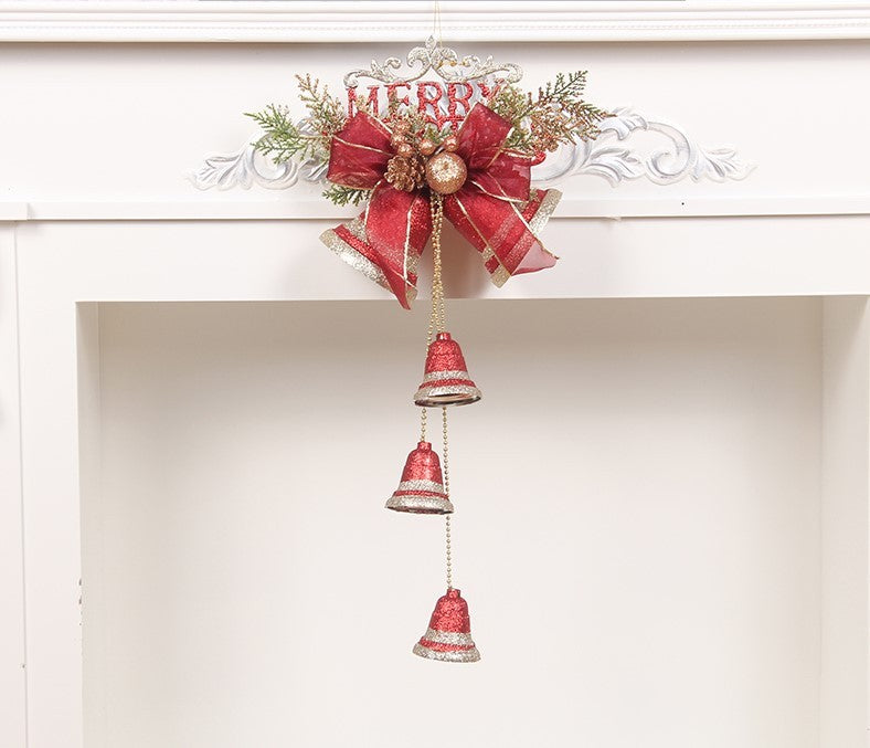 Pearlescent Paper Christmas Decorations – Bell & Tree Designs | Festive Hanging Ornaments for Home, Party, or Holiday Décor