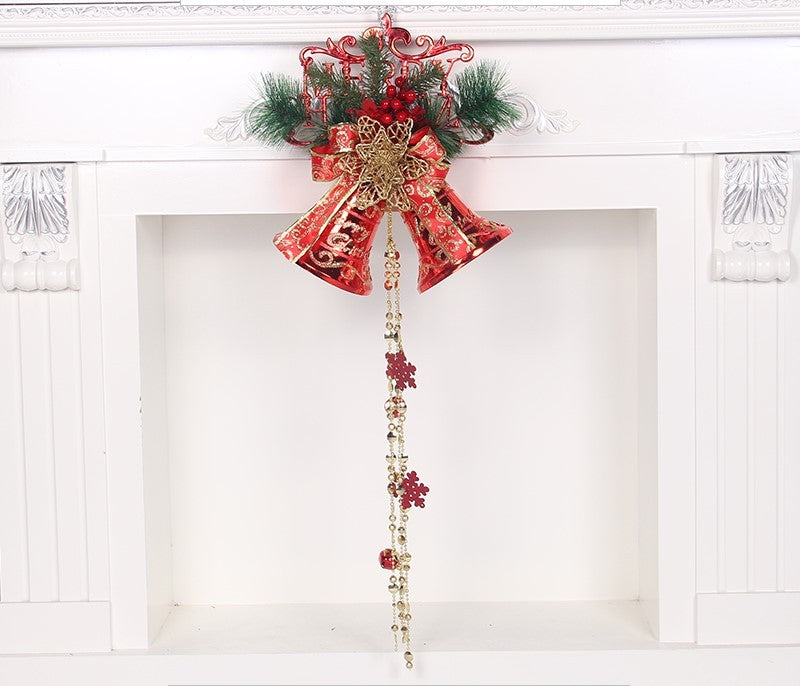 Pearlescent Paper Christmas Decorations – Bell & Tree Designs | Festive Hanging Ornaments for Home, Party, or Holiday Décor