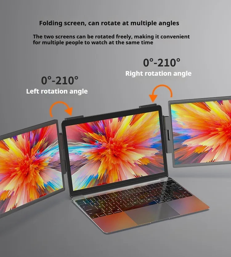 Dual Portable Computer Monitor