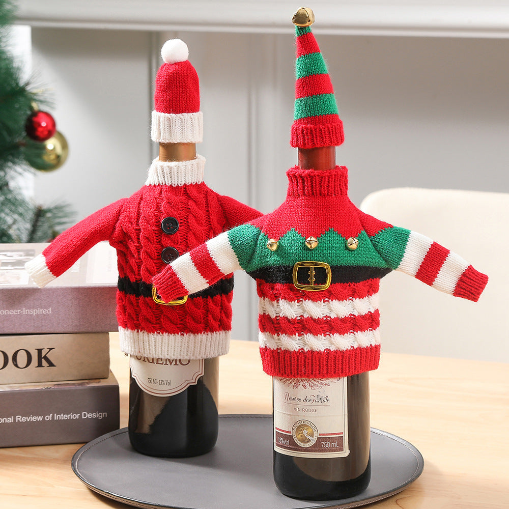 Custom Christmas Wine Bottle Covers – Festive Holiday Table Décor & Gifts