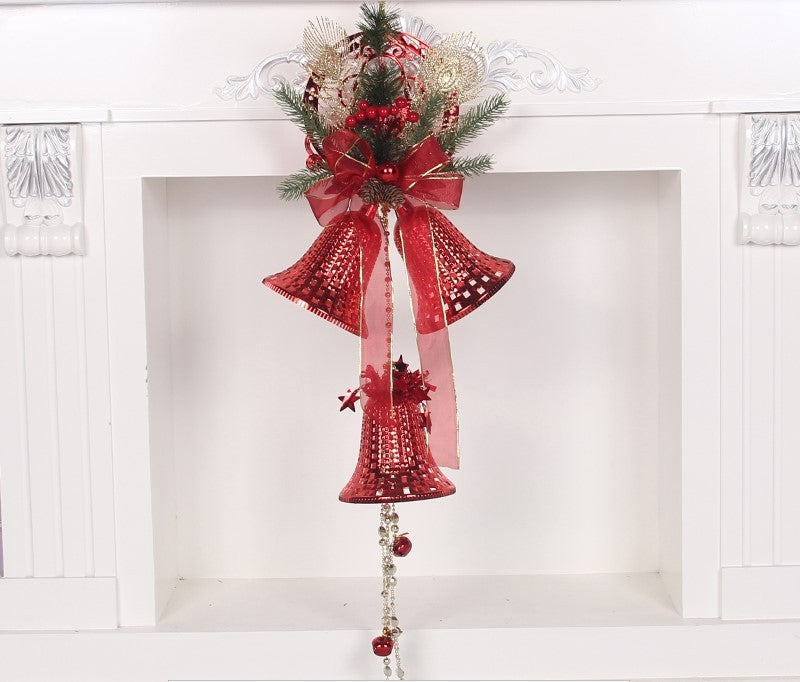 Pearlescent Paper Christmas Decorations – Bell & Tree Designs | Festive Hanging Ornaments for Home, Party, or Holiday Décor