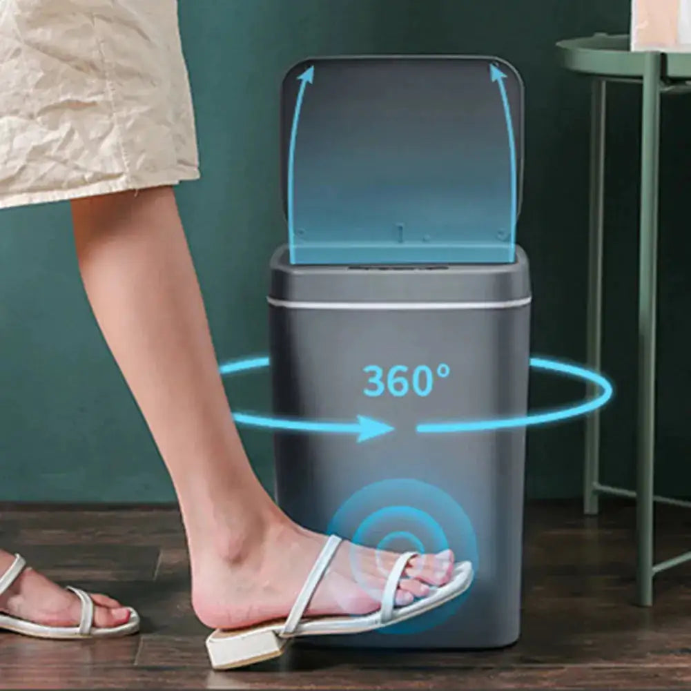 Trash Can with Intelligent Sensor Wonders Emporium Shop