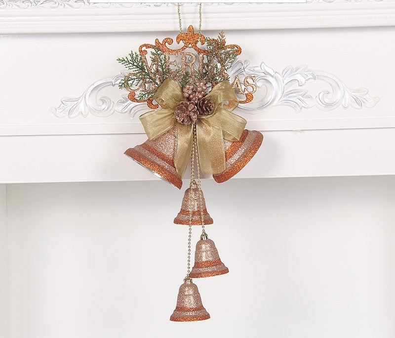 Pearlescent Paper Christmas Decorations – Bell & Tree Designs | Festive Hanging Ornaments for Home, Party, or Holiday Décor