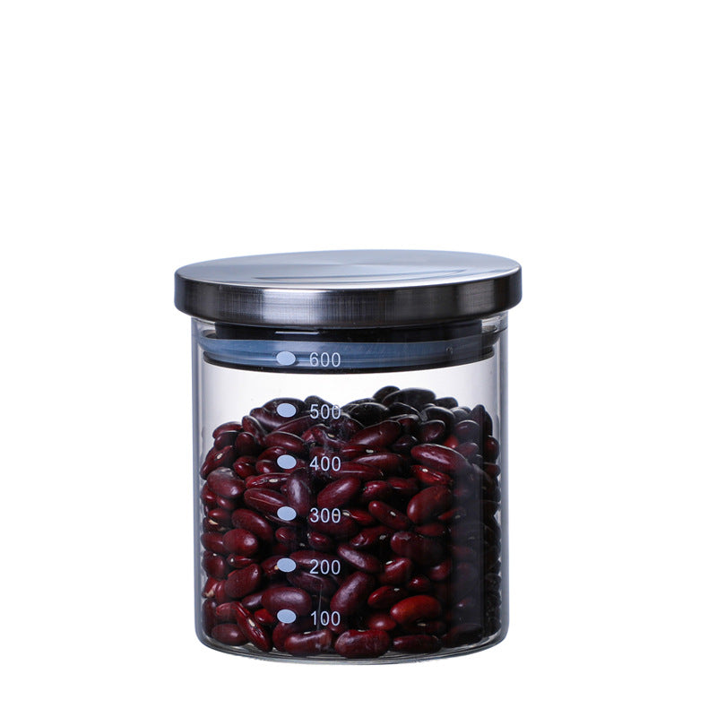 Glass Storage Coffee Tea Airtight Jar