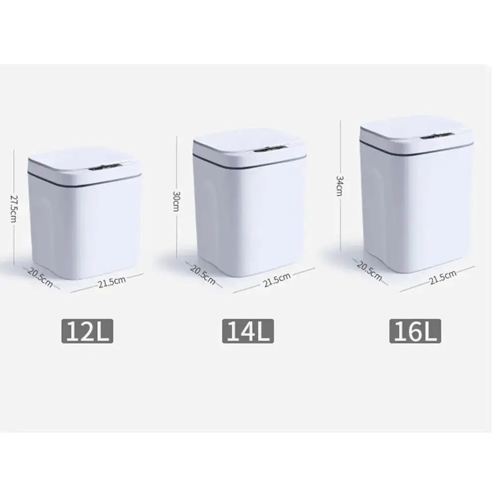 Trash Can with Intelligent Sensor Wonders Emporium Shop