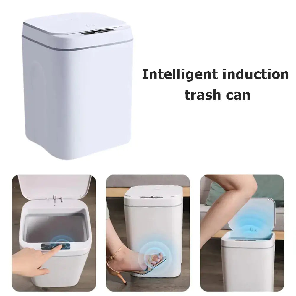 Trash Can with Intelligent Sensor Wonders Emporium Shop