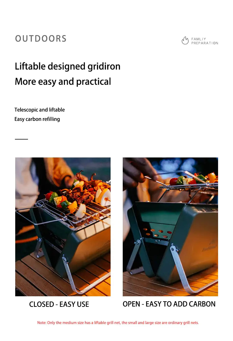 Portable BBQ Stove Folding  Grill Wonders Emporium Shop