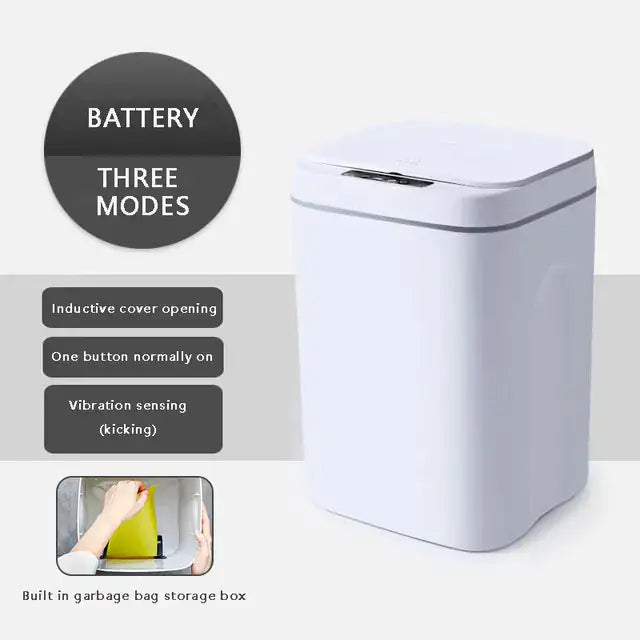 Trash Can with Intelligent Sensor Wonders Emporium Shop