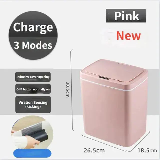 Trash Can with Intelligent Sensor Wonders Emporium Shop