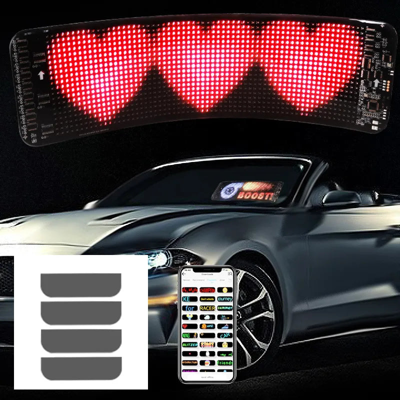 Outdoor Programmable LED Sign for Cars