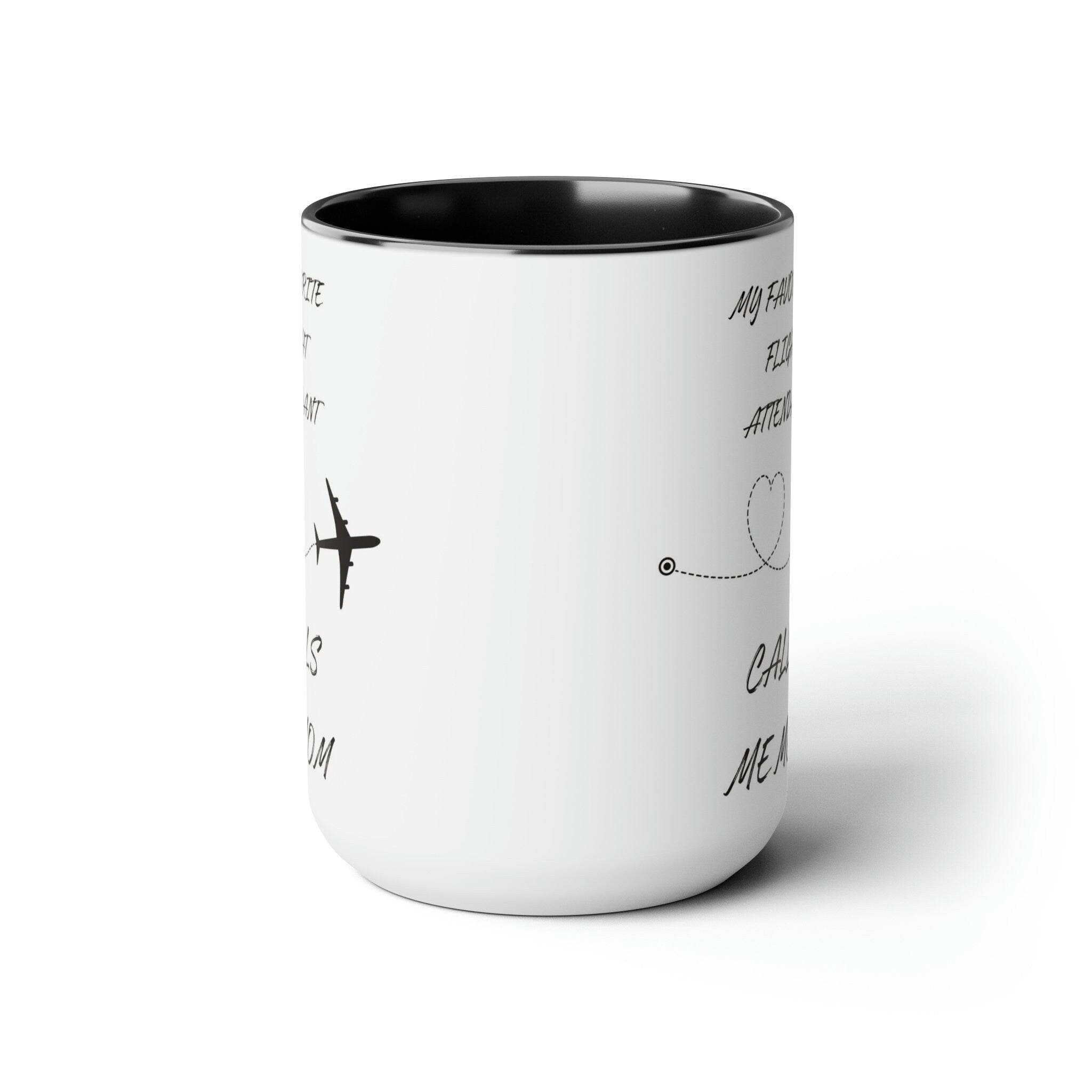 Personalized Flight Attendant Mug: Custom Aircrew Coffee Cup