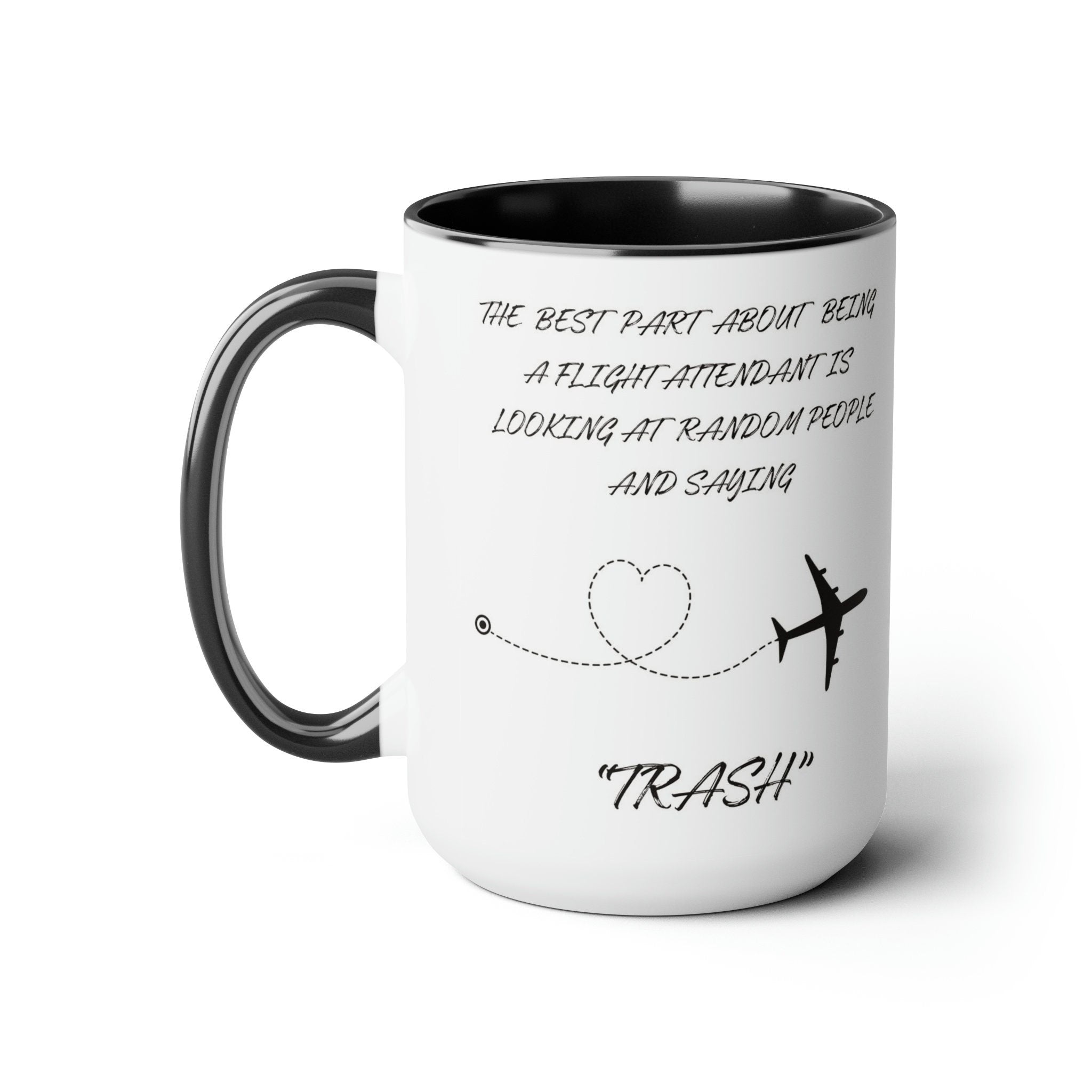Flight Attendant Coffee Mug: Airplane Travel Gift