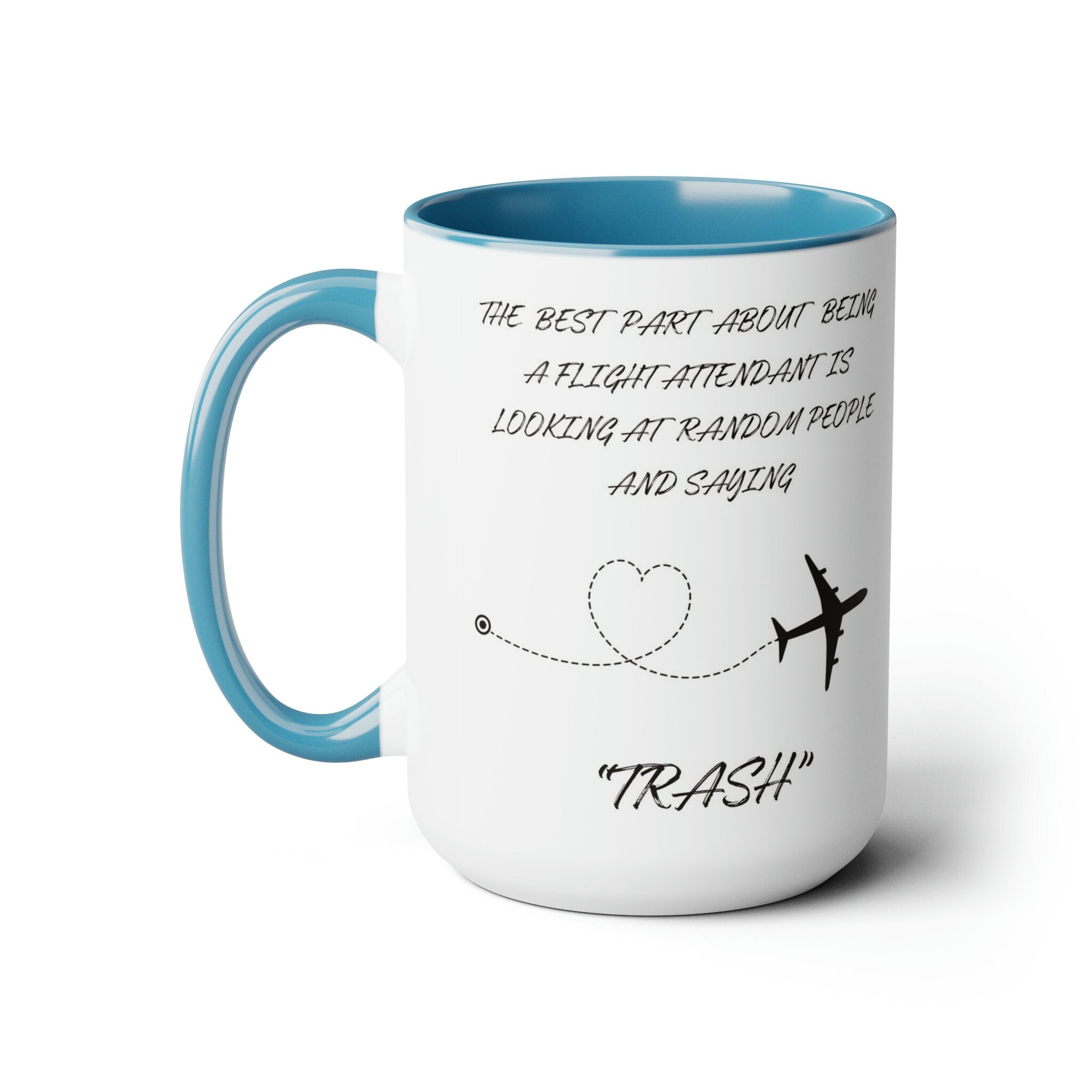 Flight Attendant Coffee Mug: Airplane Travel Gift