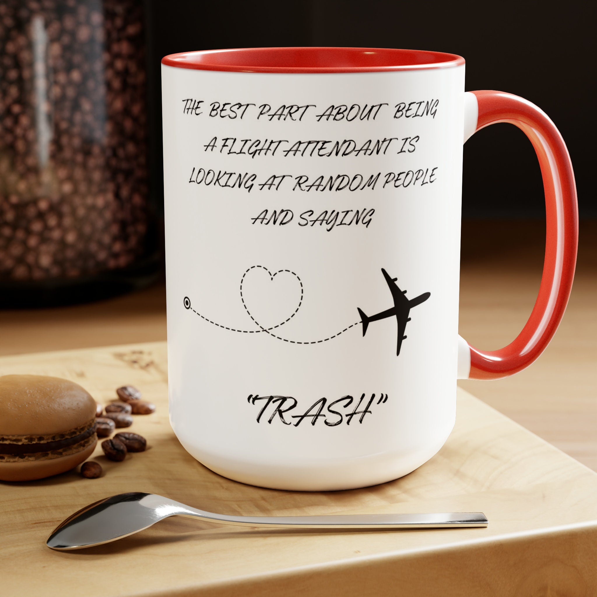 Flight Attendant Coffee Mug: Airplane Travel Gift
