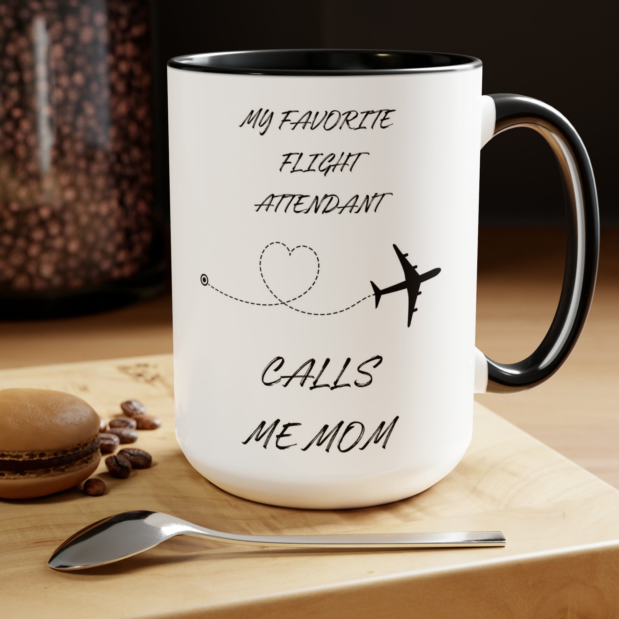 Personalized Flight Attendant Mug: Custom Aircrew Coffee Cup