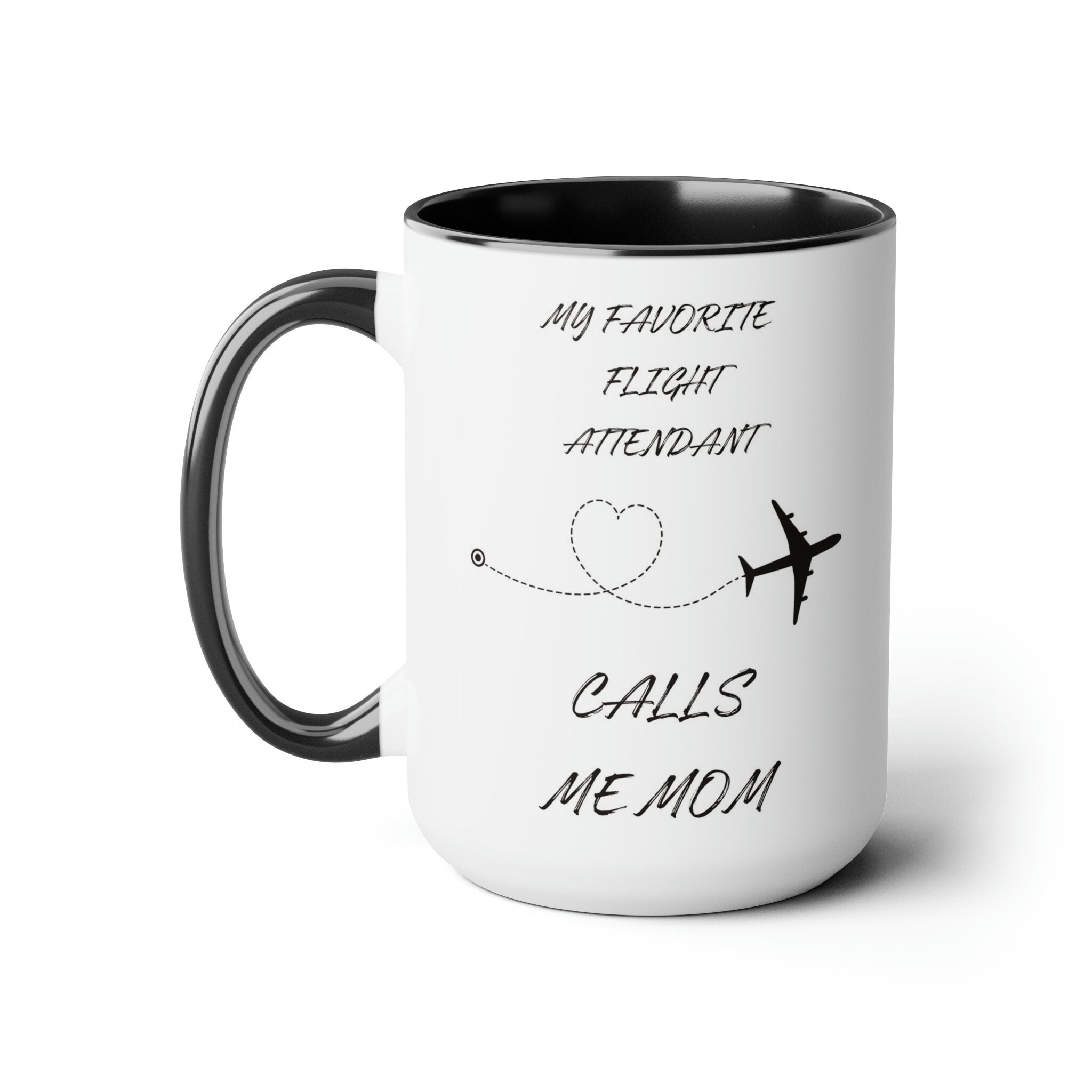 Personalized Flight Attendant Mug: Custom Aircrew Coffee Cup
