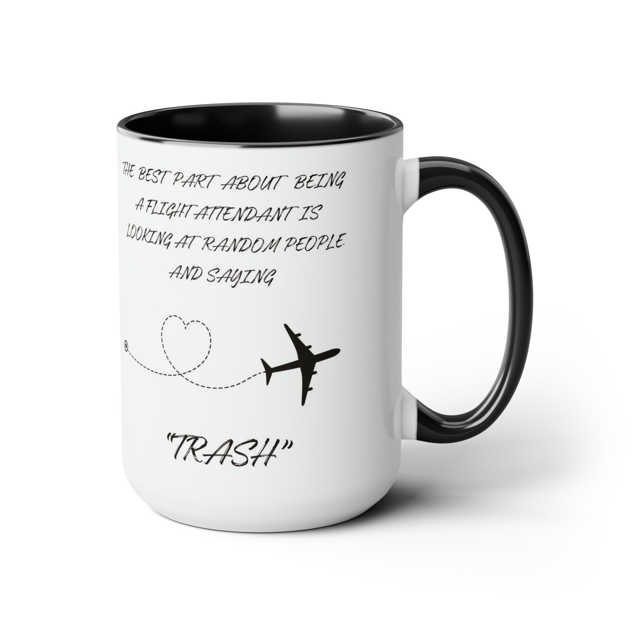 Flight Attendant Coffee Mug: Airplane Travel Gift