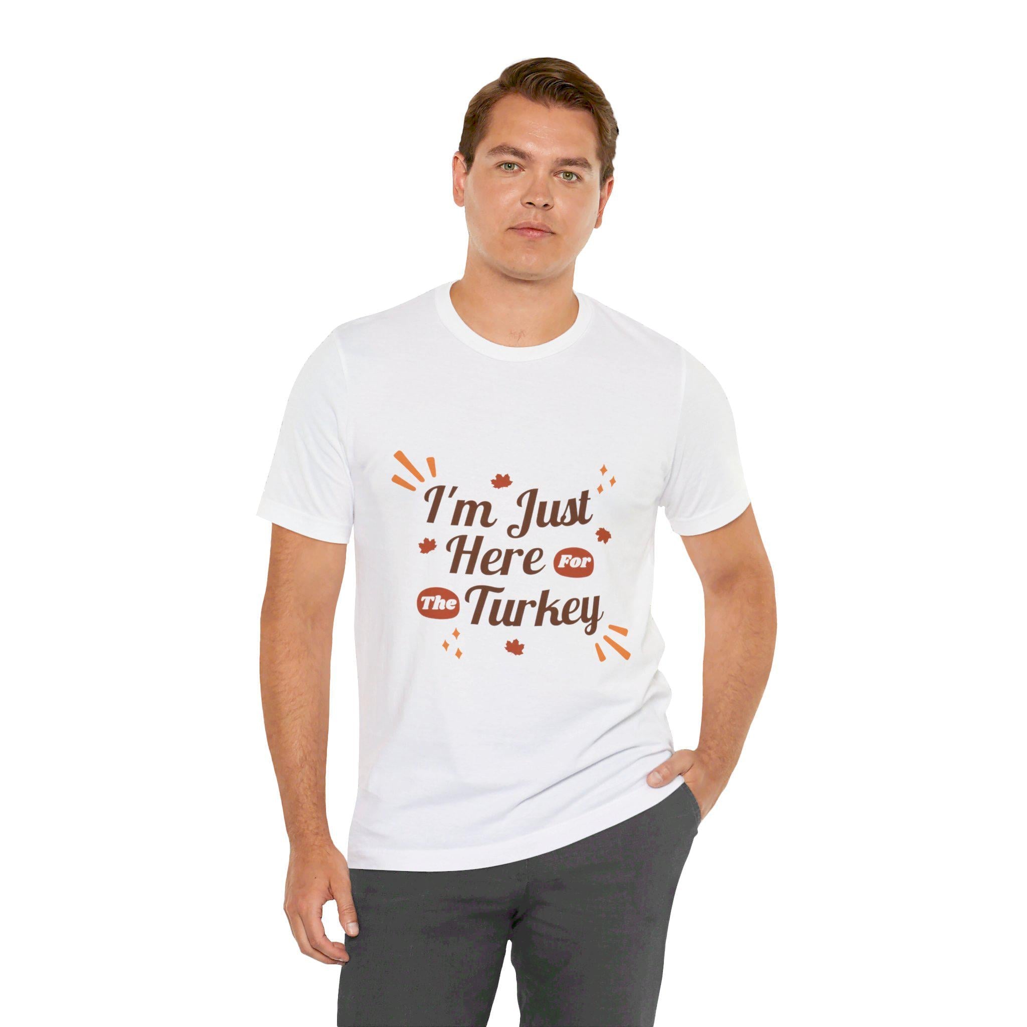 Turkey Day Graphic Tee | Funny Thanksgiving Shirt for Family Dinner | Autumn Celebration Outfit