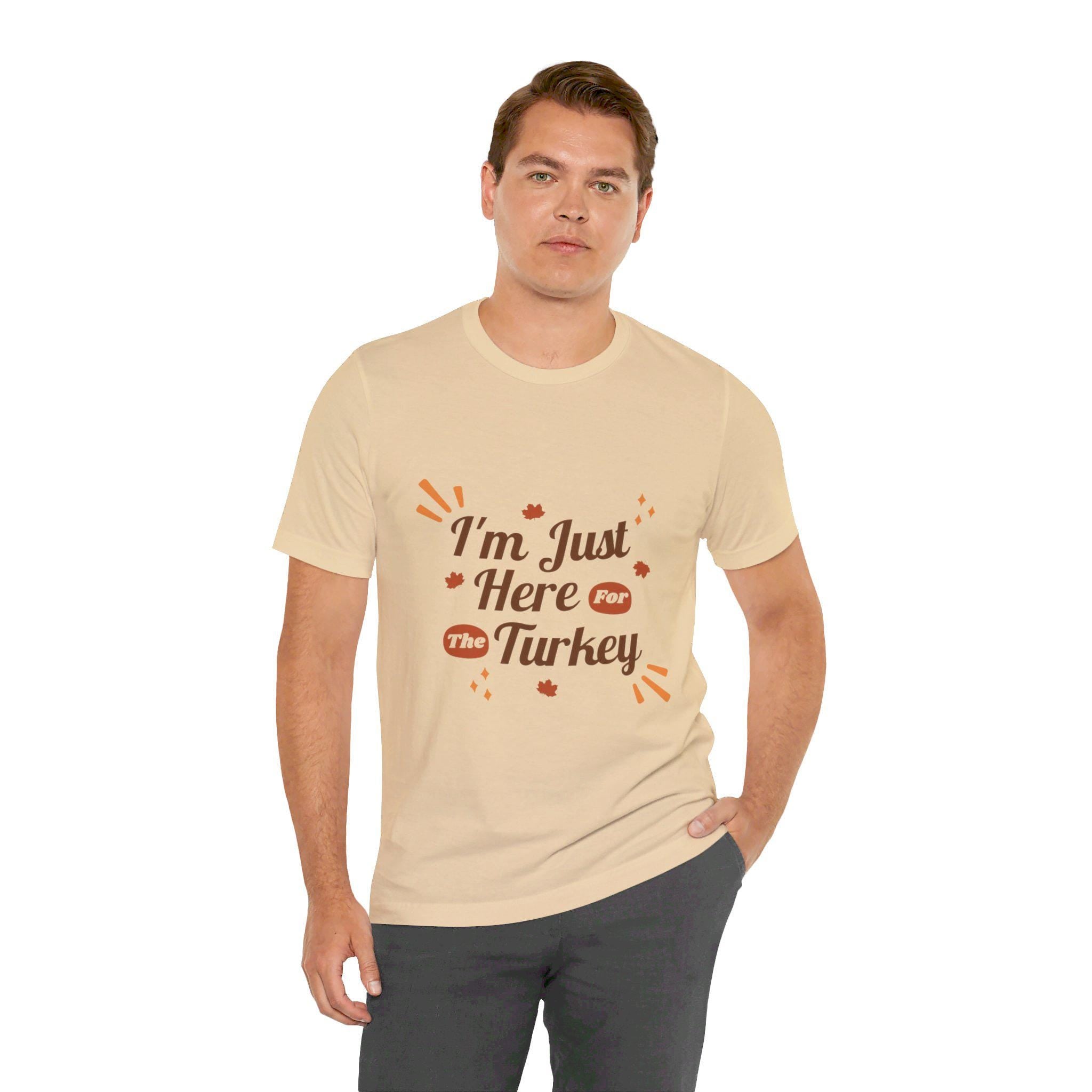 Turkey Day Graphic Tee | Funny Thanksgiving Shirt for Family Dinner | Autumn Celebration Outfit
