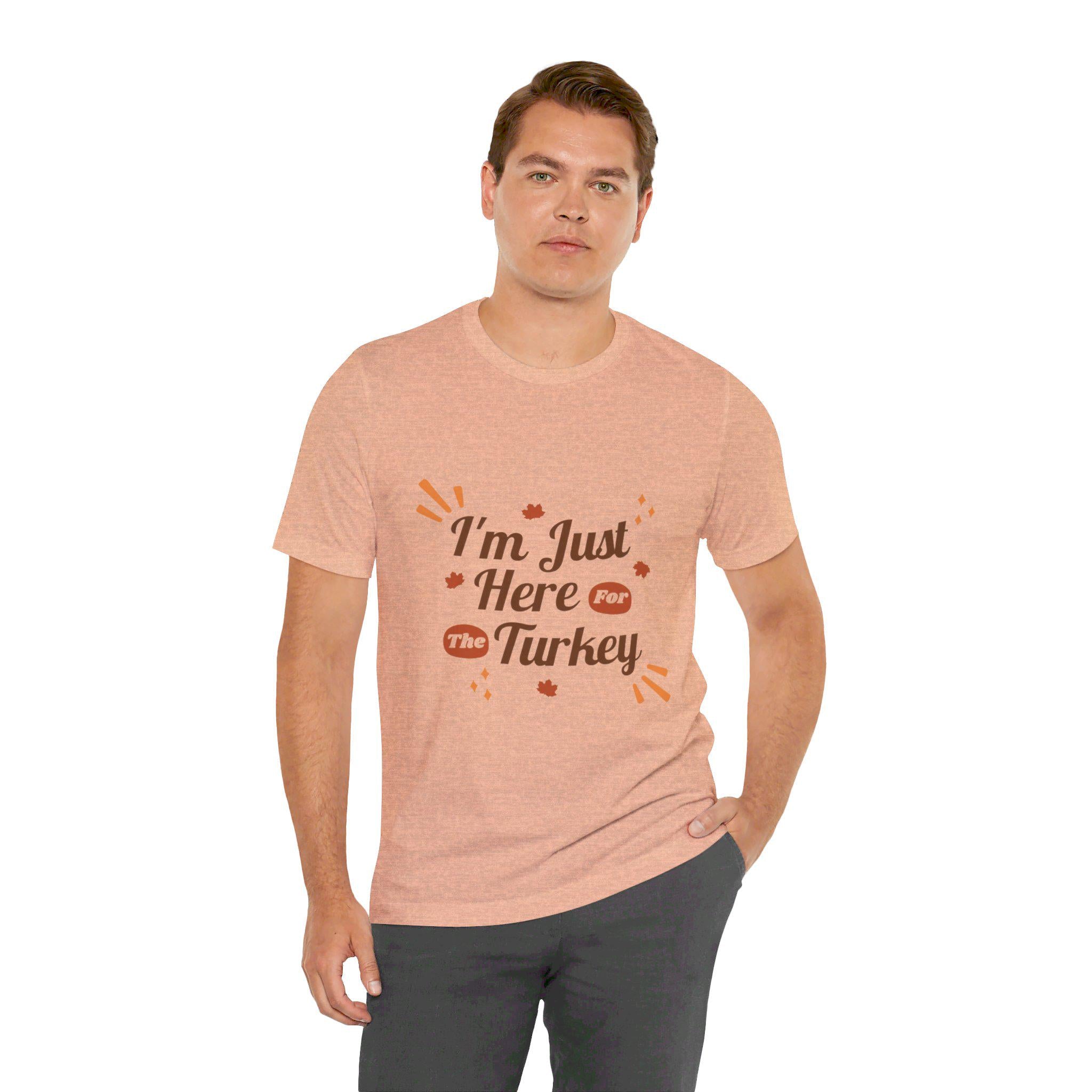 Turkey Day Graphic Tee | Funny Thanksgiving Shirt for Family Dinner | Autumn Celebration Outfit