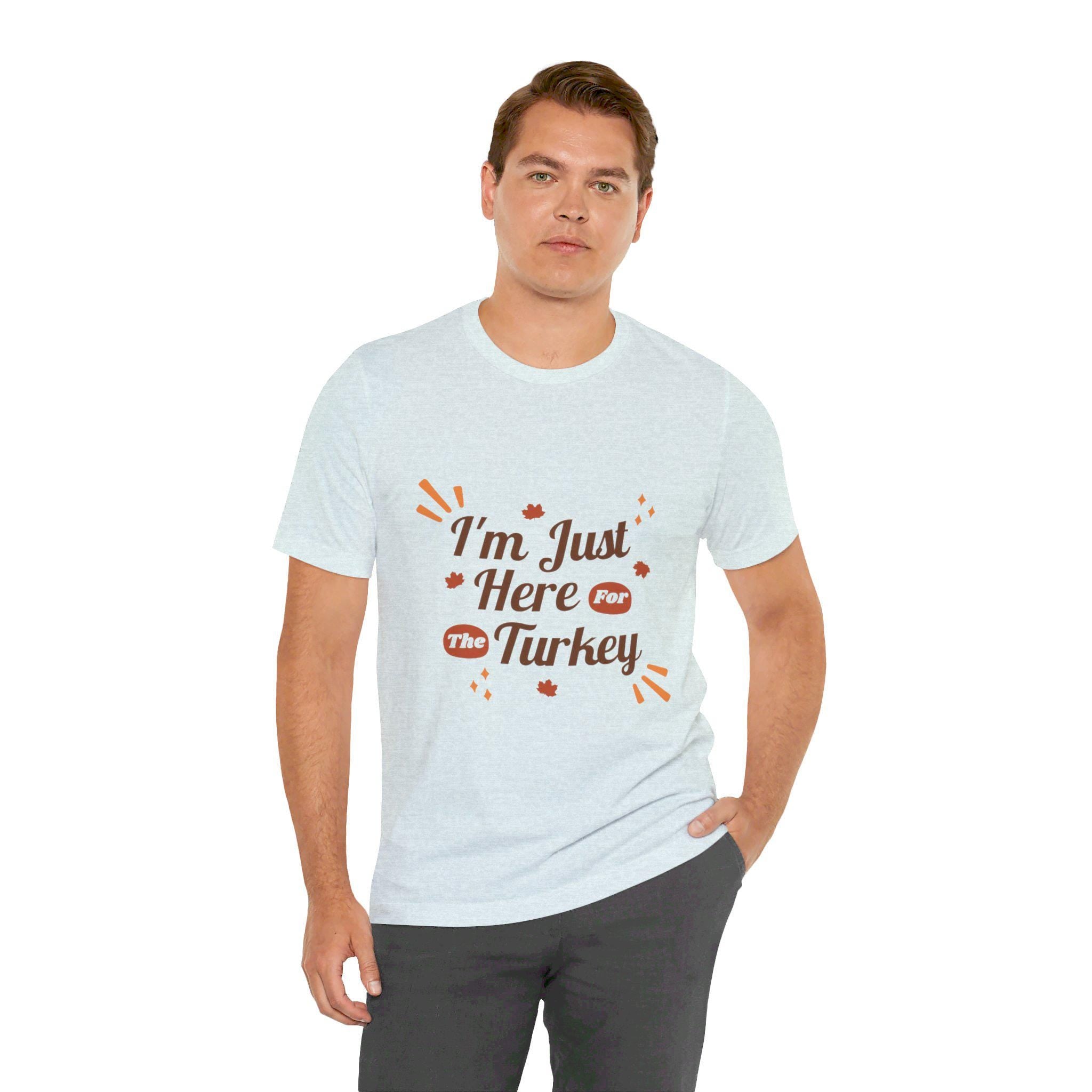 Turkey Day Graphic Tee | Funny Thanksgiving Shirt for Family Dinner | Autumn Celebration Outfit