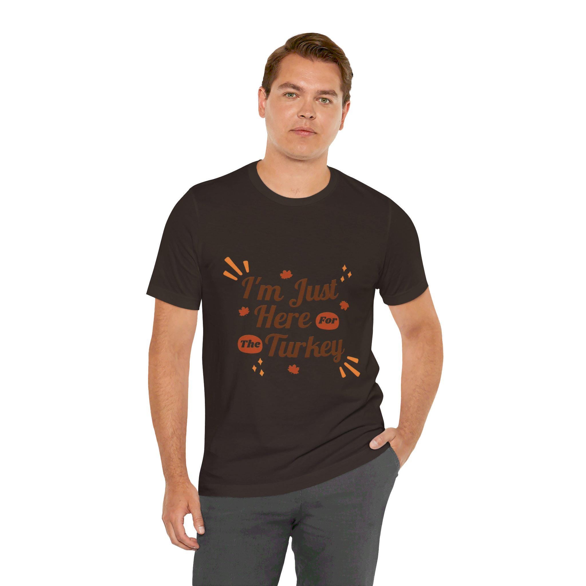 Turkey Day Graphic Tee | Funny Thanksgiving Shirt for Family Dinner | Autumn Celebration Outfit