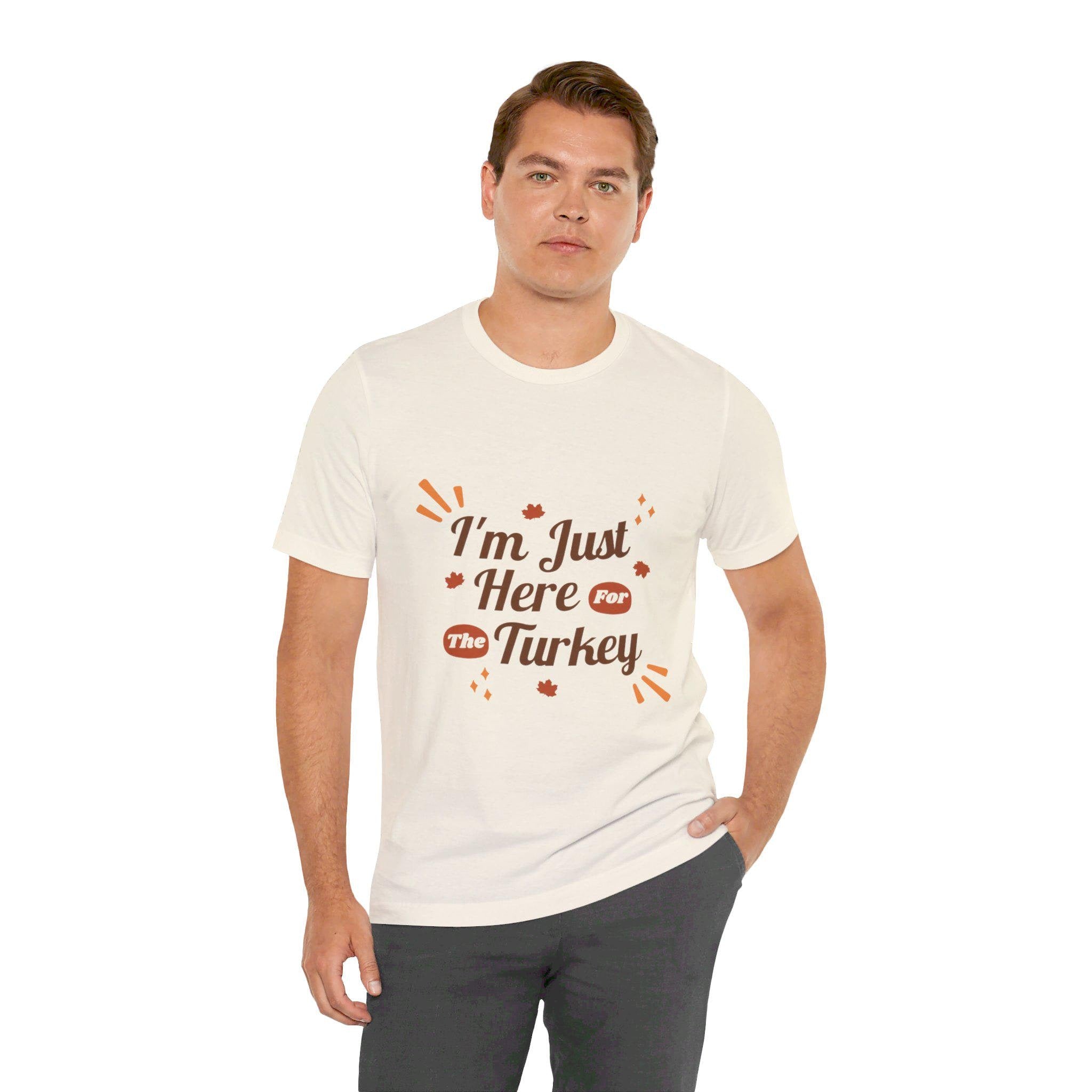 Turkey Day Graphic Tee | Funny Thanksgiving Shirt for Family Dinner | Autumn Celebration Outfit