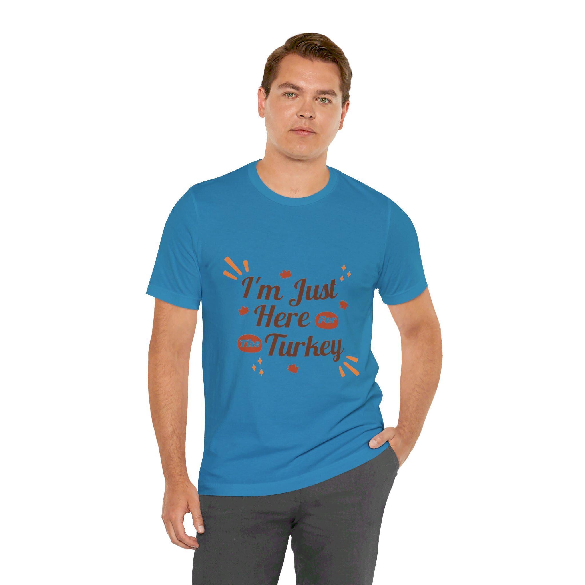 Turkey Day Graphic Tee | Funny Thanksgiving Shirt for Family Dinner | Autumn Celebration Outfit