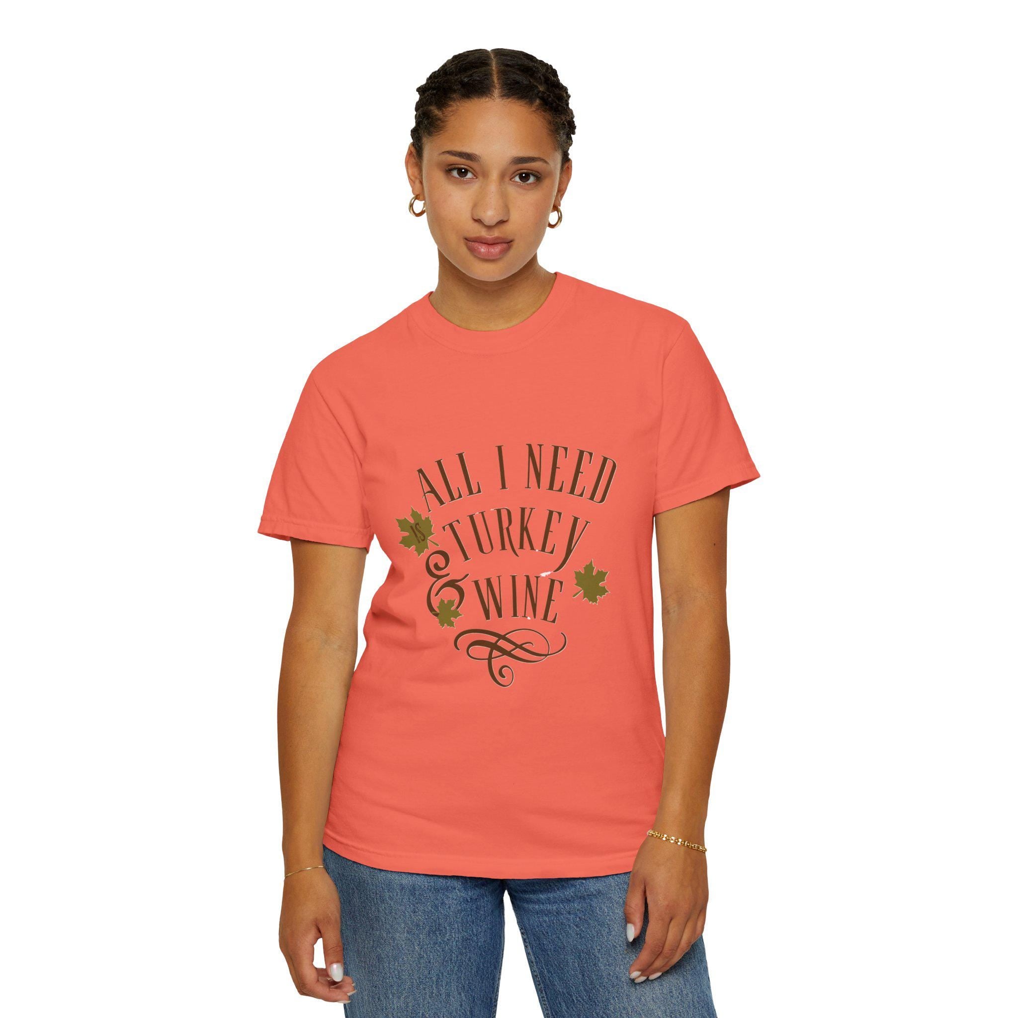 Turkey and Wine Shirt: Women's Floral Garden Tee