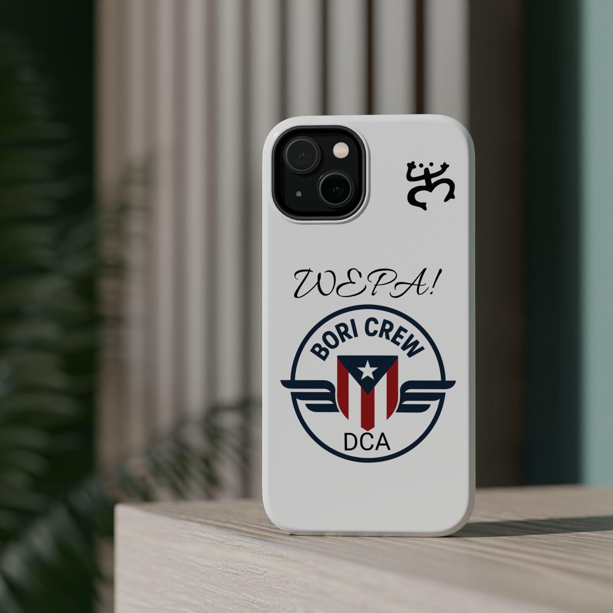 Bori Crew Magnetic Tough Case | Custom iPhone Cover with MagSafe and Dual Layer Protection