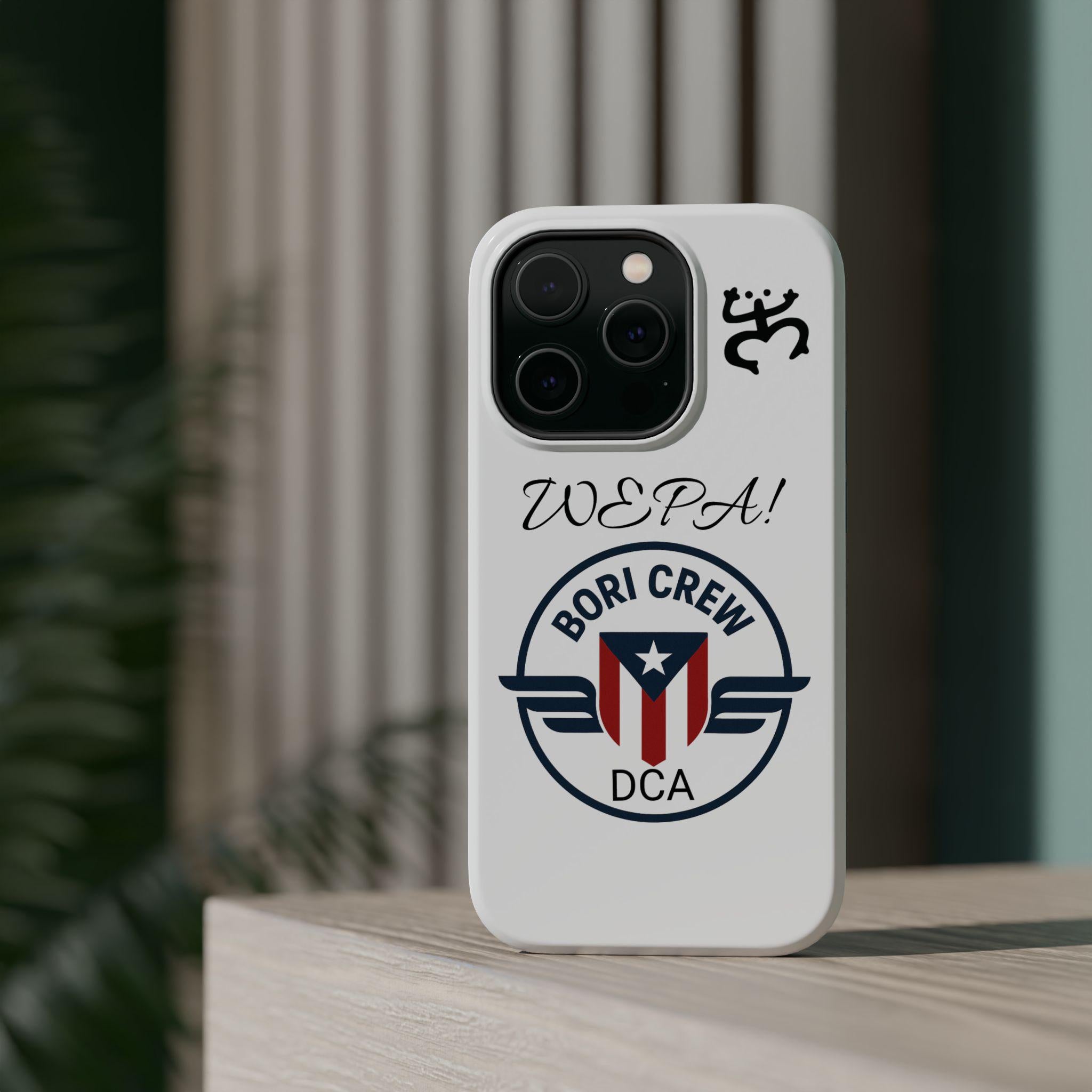 Bori Crew Magnetic Tough Case | Custom iPhone Cover with MagSafe and Dual Layer Protection