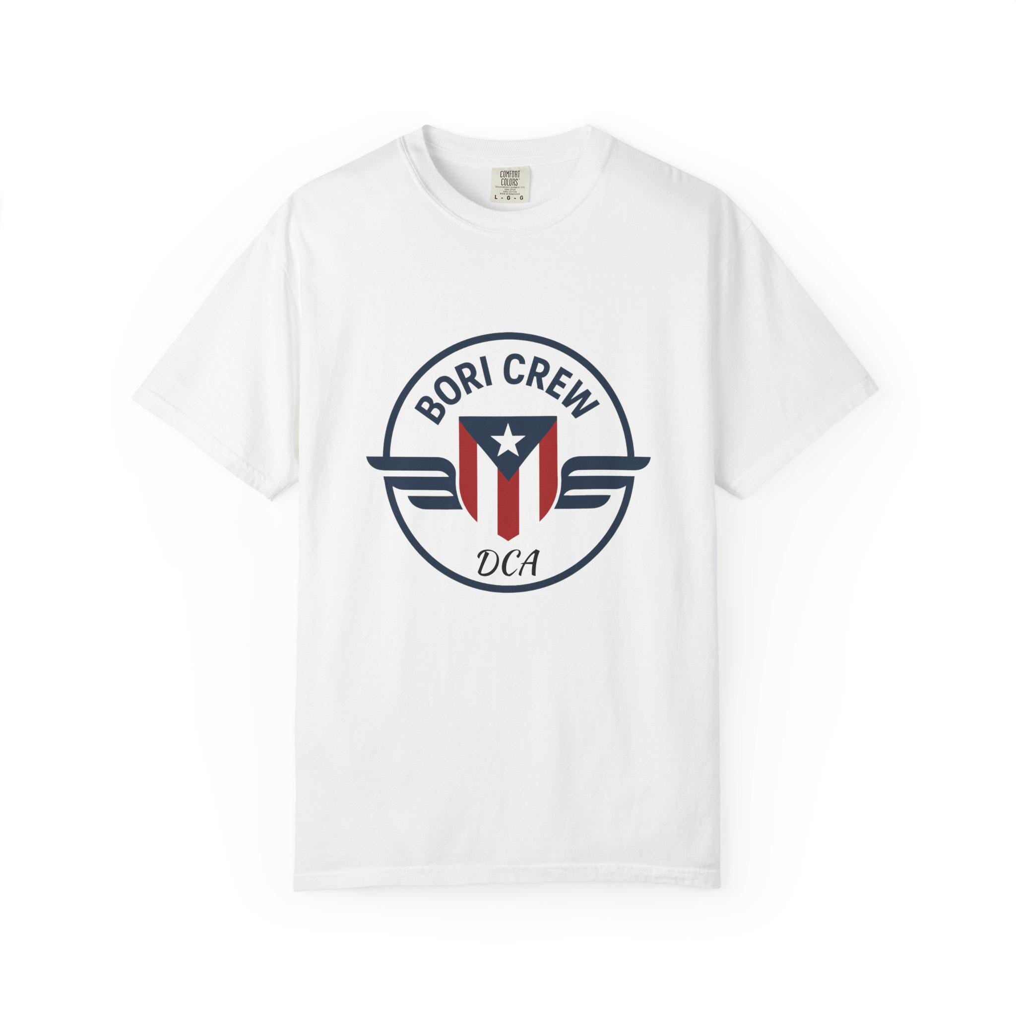 Personalized Puerto Rican Pride T-Shirt: Garment-Dyed US Cotton Tee