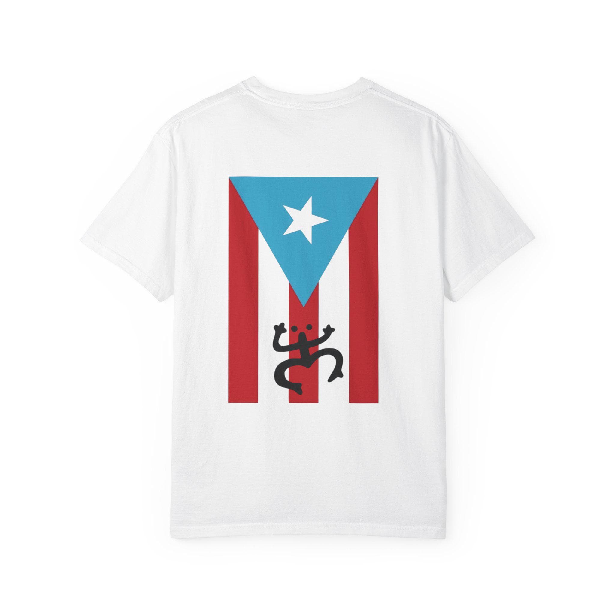 Personalized Puerto Rican Pride T-Shirt: Garment-Dyed US Cotton Tee