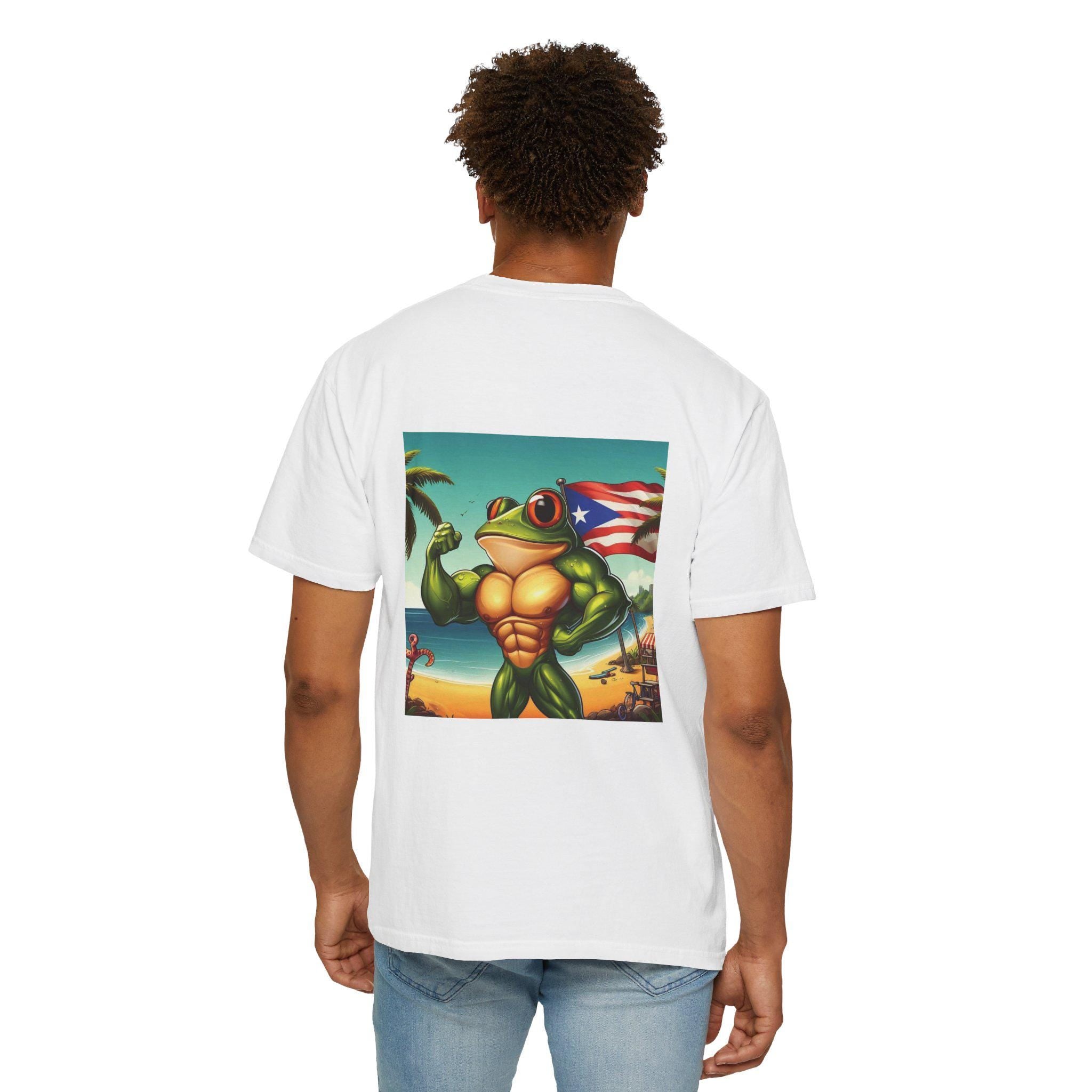 Puerto Rico Vibes T-Shirt: Garment-Dyed Tropical Beach Style