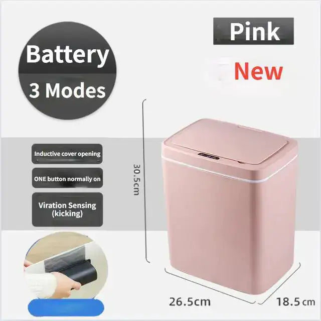 Trash Can with Intelligent Sensor Wonders Emporium Shop