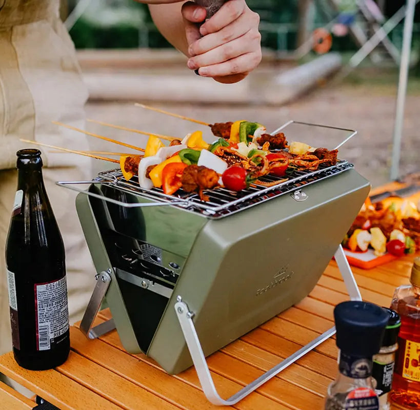 Portable BBQ Stove Folding  Grill Wonders Emporium Shop