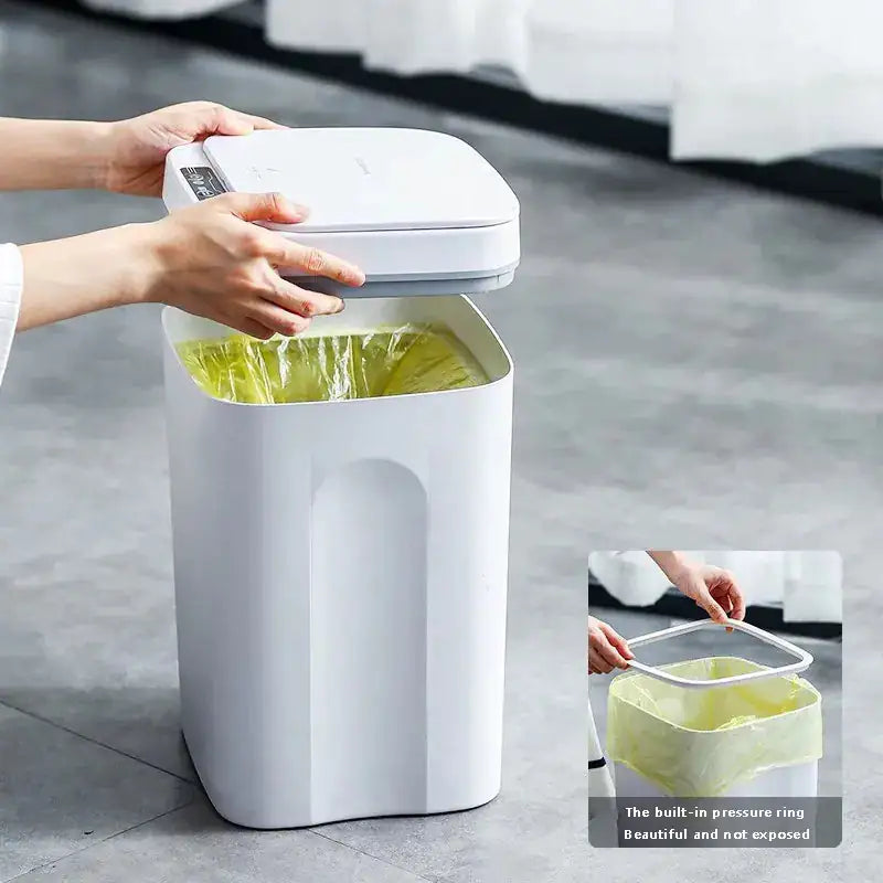 Trash Can with Intelligent Sensor Wonders Emporium Shop
