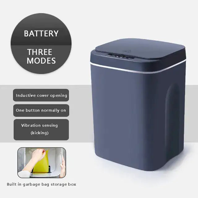 Trash Can with Intelligent Sensor Wonders Emporium Shop