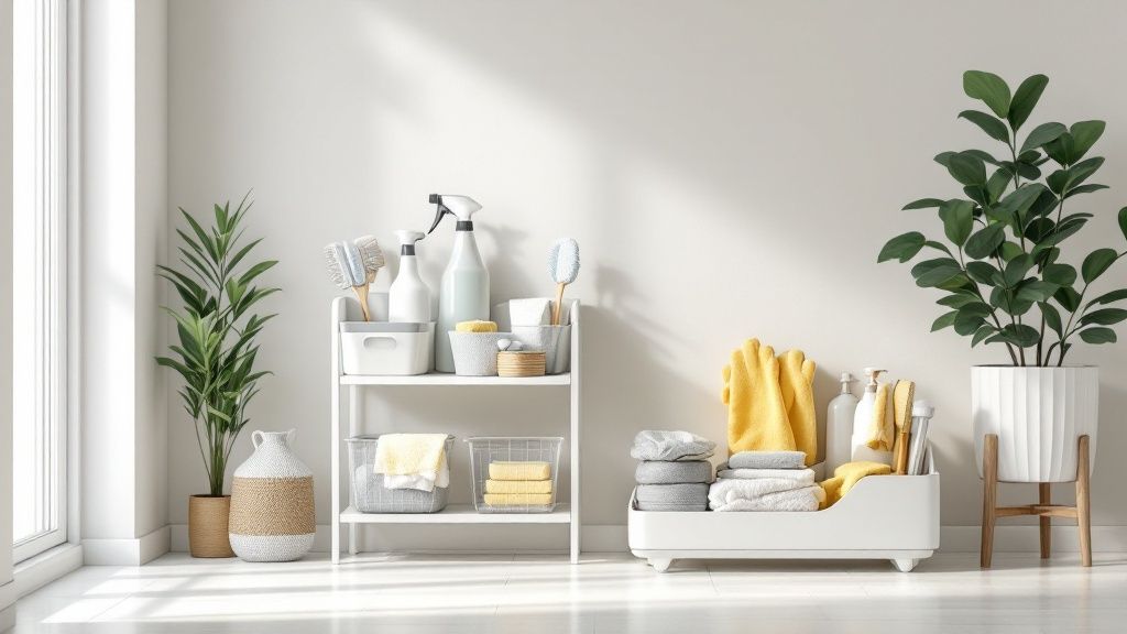 How to Organize Cleaning Supplies for a Clutter-Free Home