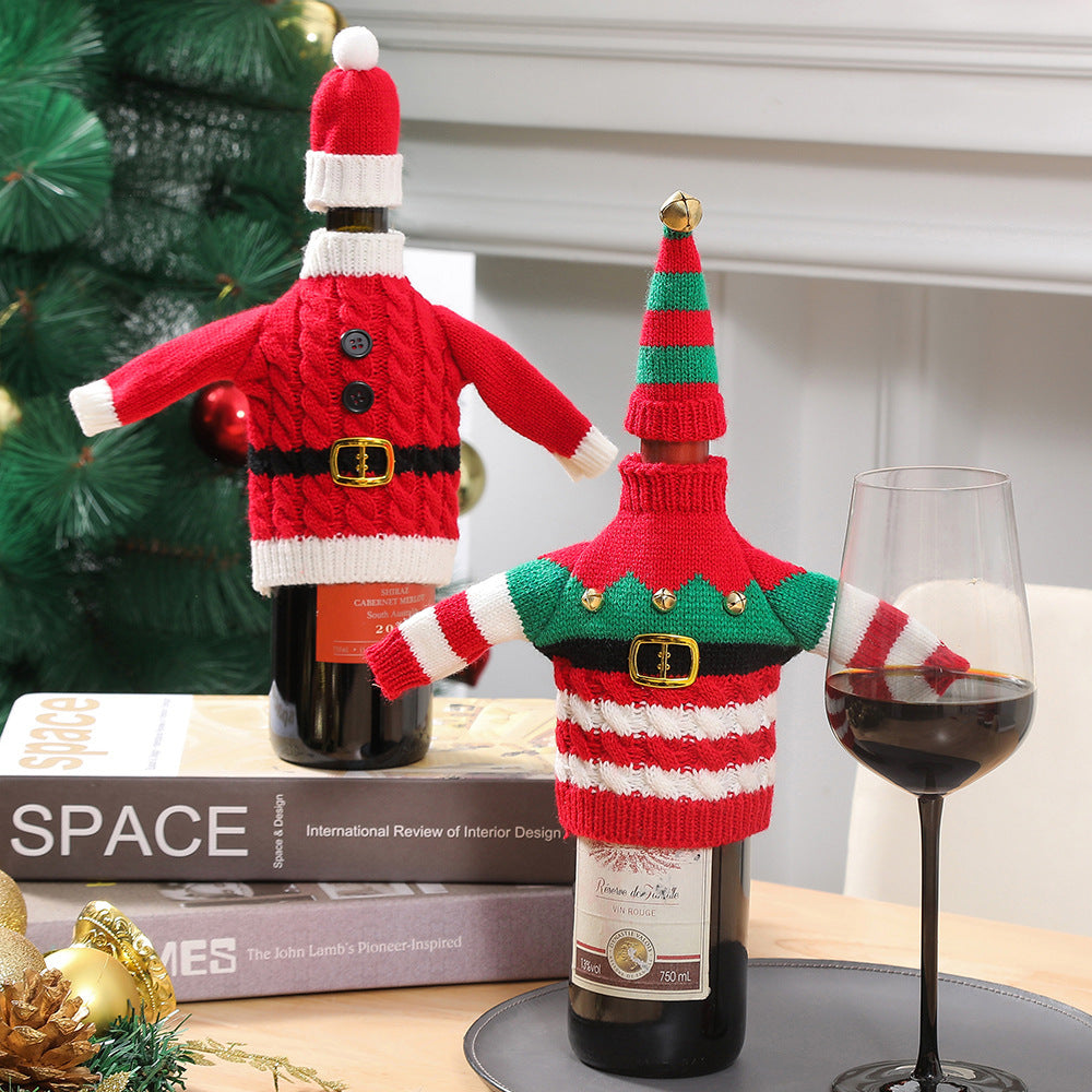 Custom Christmas Wine Bottle Covers – Festive Holiday Table Décor & Gifts