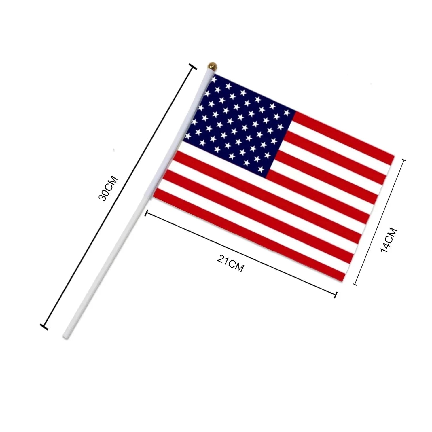 Patriotic USA Stick Flag