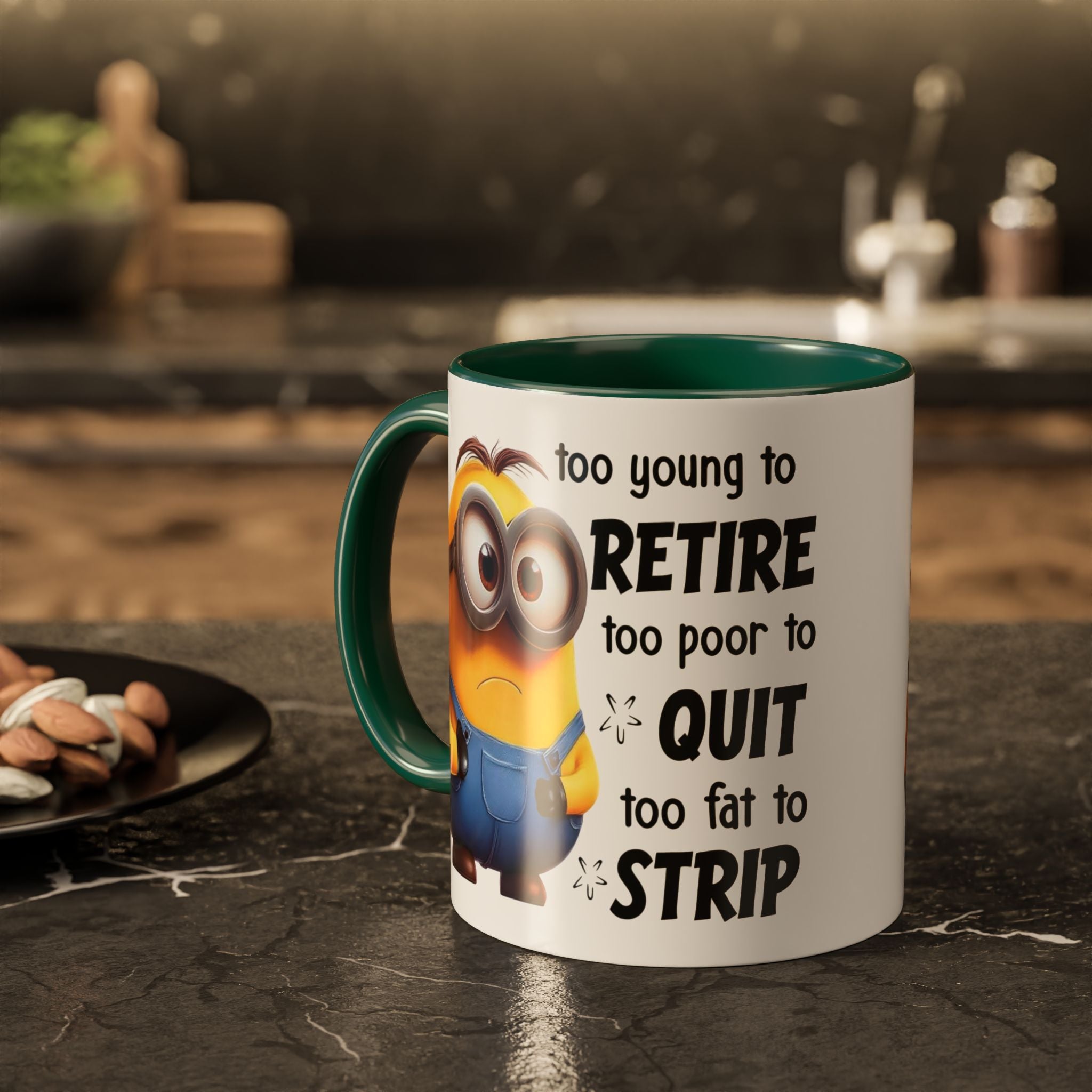 Coffee Mug, Funny Minion Quote, Retirement Gift, Office Humor, Coworker Gift, Ceramic Tea Cup