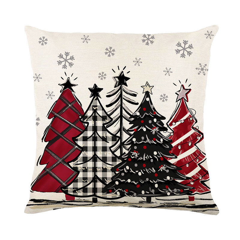 Custom Made Christmas Cushion Cover 2024 | Merry Christmas Pillowcase for Sofa, Holiday Home Décor & New Year Gift