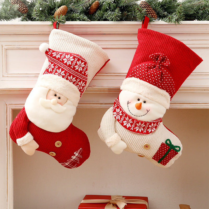 Custom made Christmas Stockings – Festive Santa & Snowman Designs