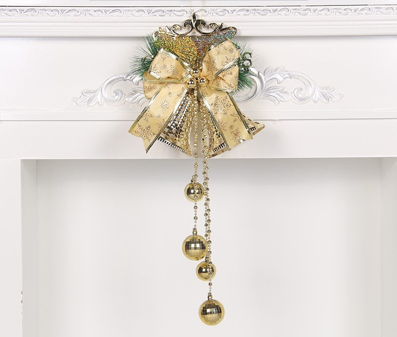Pearlescent Paper Christmas Decorations – Bell & Tree Designs | Festive Hanging Ornaments for Home, Party, or Holiday Décor