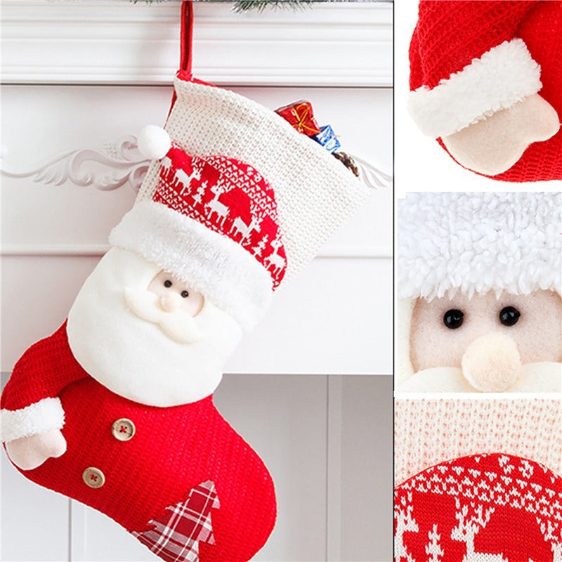 Custom made Christmas Stockings – Festive Santa & Snowman Designs