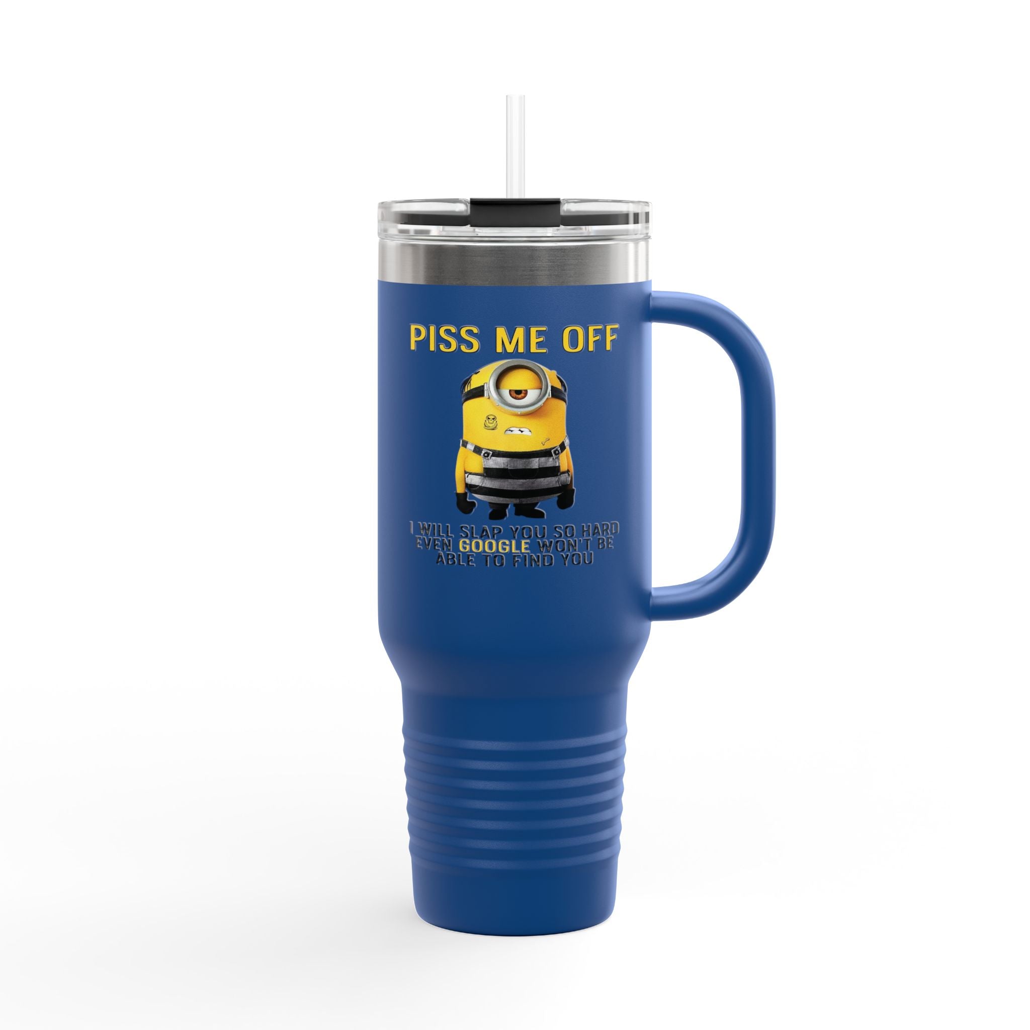 Funny Insulated Travel Mug, 40oz - Piss Me Off Minion Design - Perfect for Coffee Lovers, Gag Gift, Road Trips, Office Humor, Birthday [...]