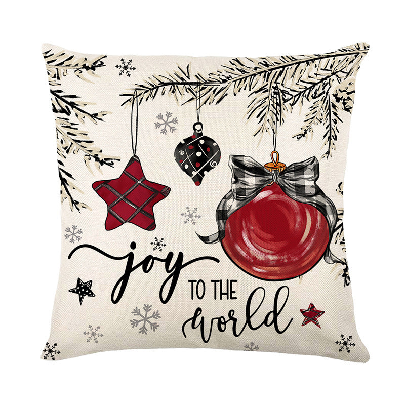 Custom Made Christmas Cushion Cover 2024 | Merry Christmas Pillowcase for Sofa, Holiday Home Décor & New Year Gift