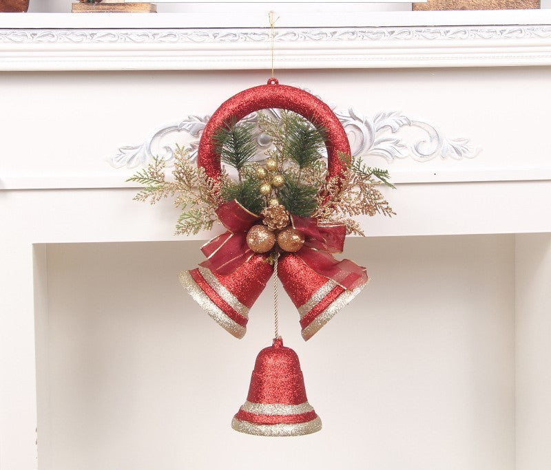 Pearlescent Paper Christmas Decorations – Bell & Tree Designs | Festive Hanging Ornaments for Home, Party, or Holiday Décor